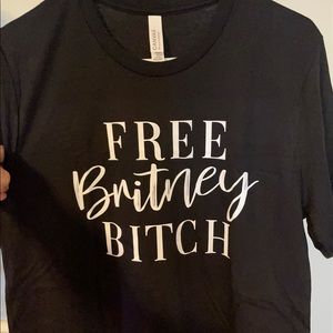 Free Britney tee shirt sizes small to large